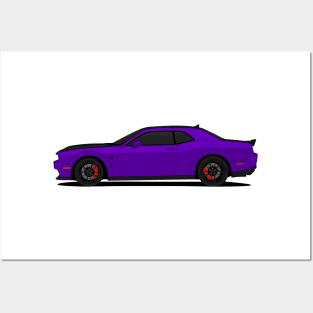 HELLCAT SIDE PURPLE Posters and Art